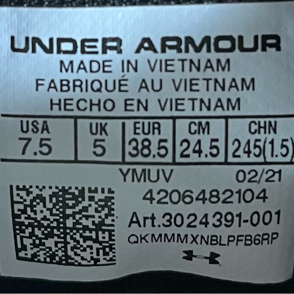 NEW Under Armour HOVR Sonic 4 Pride Womens Size 7.5 Running Shoes Sneakers Black - Picture 10 of 11